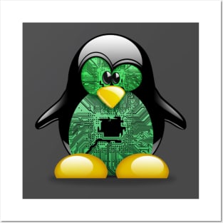 Linux Tux Posters and Art